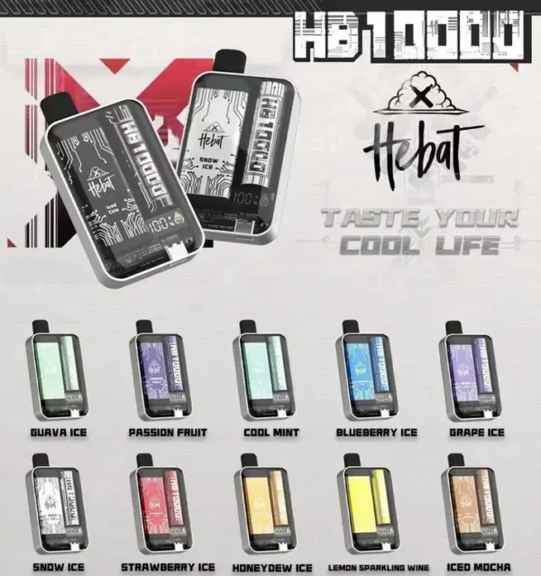 173c3b35a62d031e8fda2cbfdf05aa94.webp 【Hebat 喜貝】10000口|極致濃郁快充拋棄式小煙|全台現貨 秒發