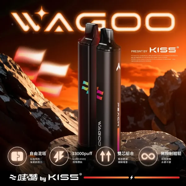 【WAGOO】KIS5 6500口｜雙芯混搭78種風味｜台灣現貨秒發