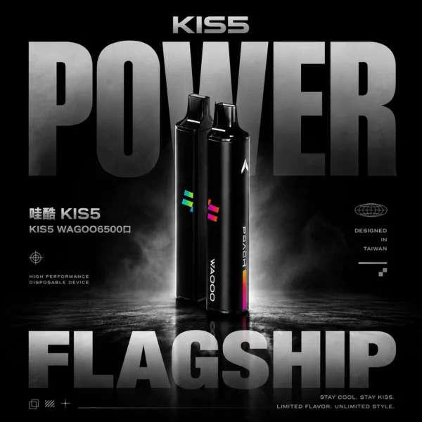 【WAGOO】KIS5 6500口｜雙芯混搭78種風味｜台灣現貨秒發