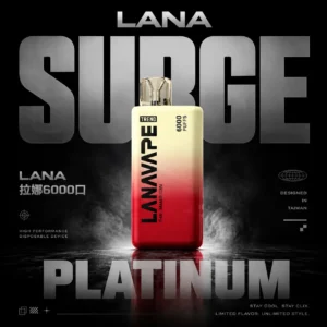 【LANA】6000口拋棄式電子煙｜550mAh長效續航快充｜台灣現貨秒發免運
