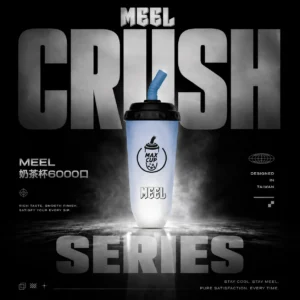 【MEEL奶茶杯】6000口拋棄式小煙｜15ml澎湃巨量Type-C快充｜台灣現貨秒發