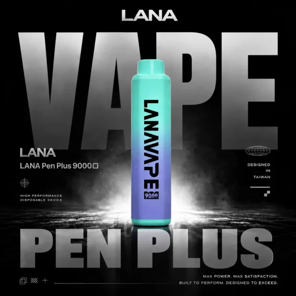【LANA PEN PLUS】9000口拋棄式電子煙｜15ml巨量儲油 × Mesh網芯霧化｜台灣現貨秒發